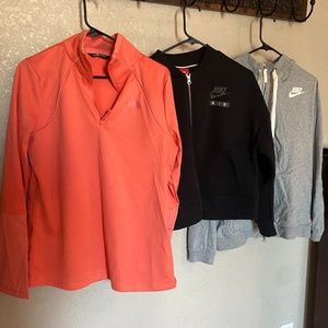 Nike and North Face Sweatshirts